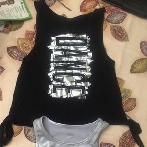 Dance outfit with sports bra